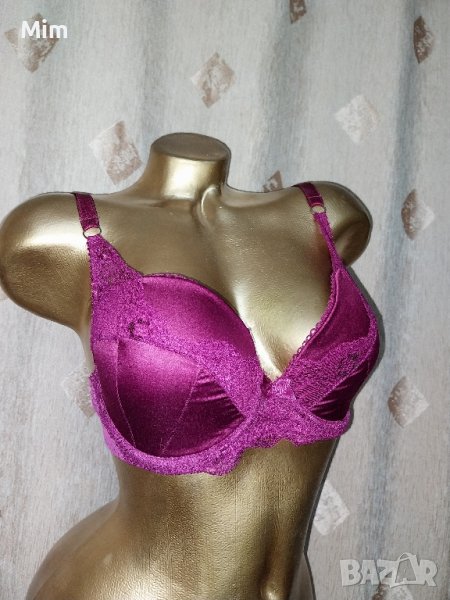  Secret Possessions 70 E Сатенен цикламов сутиен , снимка 1