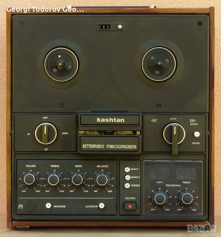 Магнетофон Каштан., снимка 1