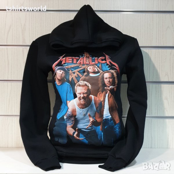 Нов дамски суичър с трансферен печат на музикалната група METALLICA, снимка 1