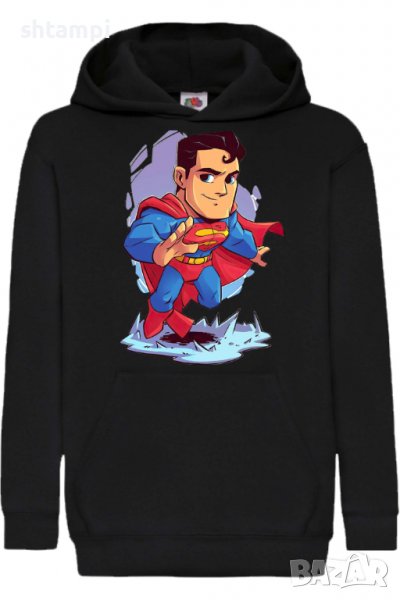 Детски Суитчър/Суитшърт DC Superman,Игра,Подарък,Изненада,Забавление,Рожден Ден, снимка 1