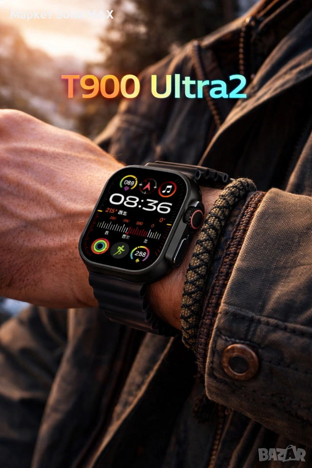 Уникален Смарт часовник, T900 Ultra 2.0, снимка 1