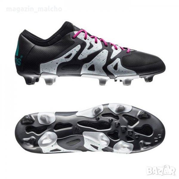 Мъжки Професионални Футболни обувки - ADIDAS X 15.1 FG-AG; размери: 46 2/3, снимка 1