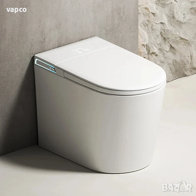 Мултифункционална слим смарт тоалетна с биде, подгрев, сушене, масаж, снимка 1