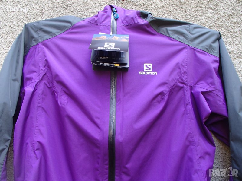 Продавам ново дамско много леко водоустойчиво лилаво яке Salomon, снимка 1