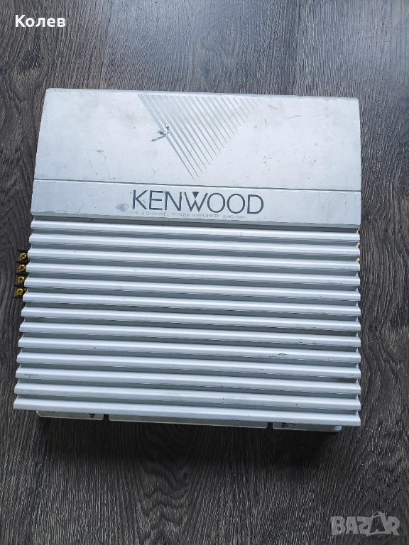 Усилвател стъпало за бас каса субуфер музика за кола Kenwood , снимка 1