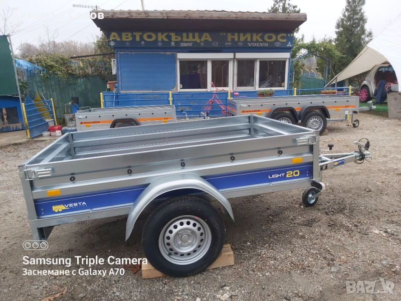 Туристическо, самосвално ремарке VESTA LIGHT 20, снимка 1