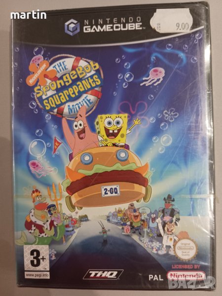 Nintendo GameCube игра SpongeBob Squarepants The Movie, НОВА (sealed), снимка 1