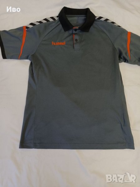 Hummel мъжка спортна тениска с яка , снимка 1