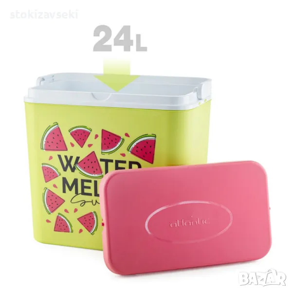 Хладилна кутия Atlantic 24L, пасивна, Диня, снимка 1