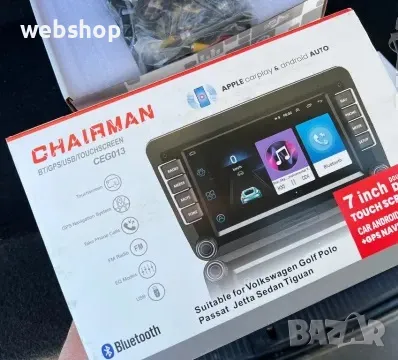 Мултимедия с Навигация CHAIRMAN за VW GOLF, Passat, Jetta, Polo, Tiguan, CarPlay, Android Auto, GPS, снимка 1
