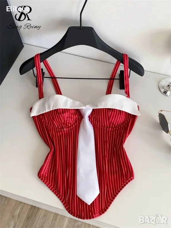 топ с вратовръзка , снимка 1