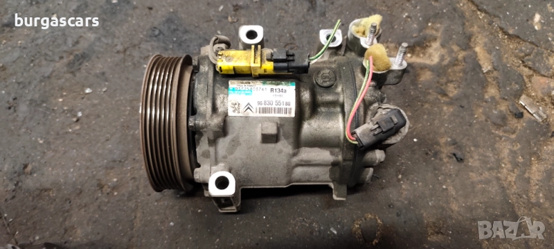 Компресор климатик 96 830 551 80 Peugeot 407 2.0HDI - 180лв, снимка 1