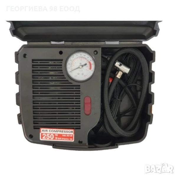 Компресор за гуми в куфар, снимка 1