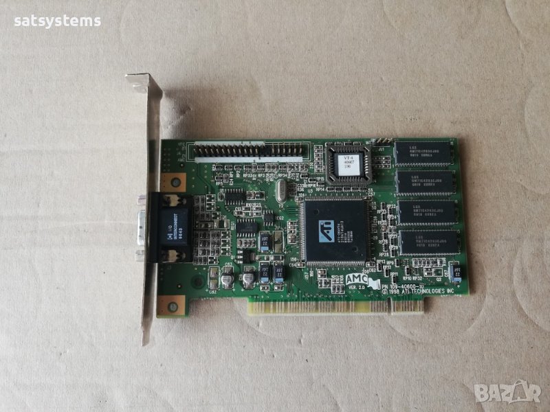 Видео карта ATi Xpression+ MACH64 VT4 4MB PCI, снимка 1