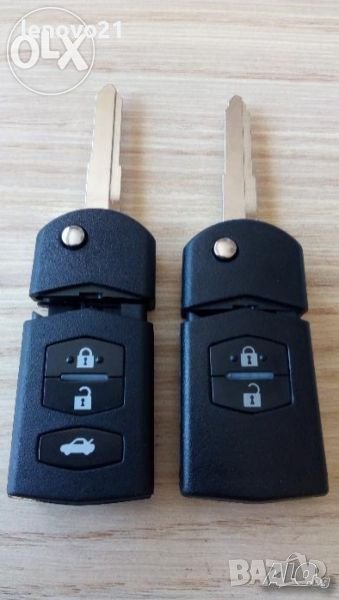Кутийка за ключ за Мазда(Mazda-2/3/5/6) с 2 и 3 бутона, снимка 1