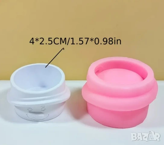 Молд кашпа снежен човек , снимка 5 - Форми - 50853394