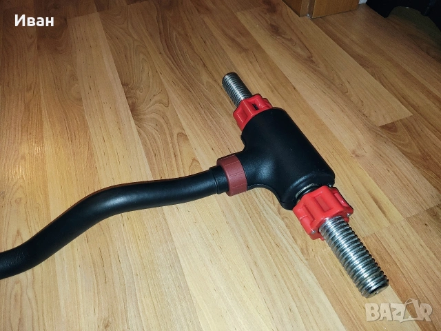 EZ / извит лост - Адаптер / ръкохватка за дъмбели, снимка 5 - Фитнес уреди - 53135589