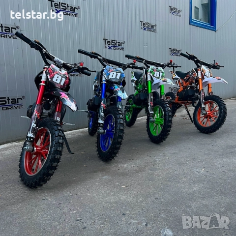 Детски кросов мотор 49 кубика Нов модел / DIRT BIKE 49cc с добавена функция "Лесен старт", снимка 15 - Мотоциклети и мототехника - 52424799