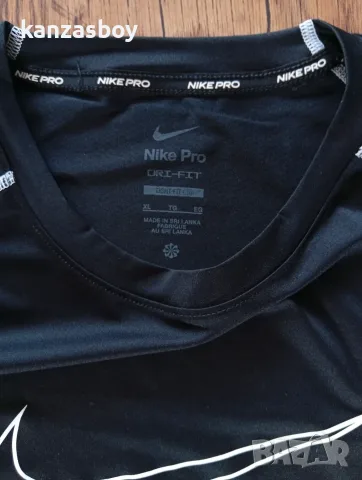 Nike Pro Dri-FIT Men s Tight Fit Short-Sleeve - МЪЖКА ФИТНЕС ТЕНИСКА НОВА БЕЗ ЕТИКЕТИ ХЛ, снимка 8 - Тениски - 55709906