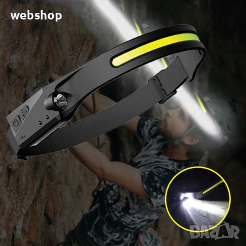 LED фенер за глава челник за лов и риболов, снимка 2 - Къмпинг осветление - 40203773