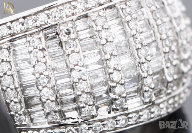 Нов Златен Пръстен с 1.39кт Естествени Диаманти, снимка 7 - Пръстени - 42863731