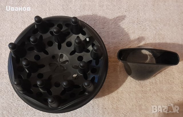 Сешоар с йонизираща функция, 2 степени за въздушна струя и 3 за температура, като нов, снимка 2 - Сешоари - 35105902