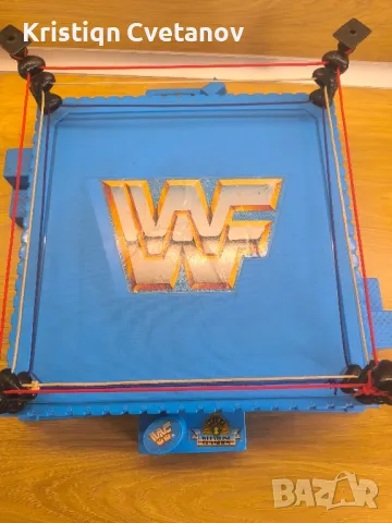 WWF orignal Wrestlemania I ring and action fig, снимка 2 - Колекции - 48355243