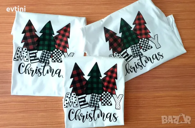 Коледен комплект за цялото семейство, снимка 11 - Тениски - 34916060