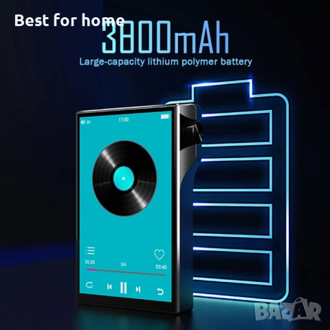 MP3 плейър с Bluetooth, снимка 4 - MP3 и MP4 плеъри - 54314983