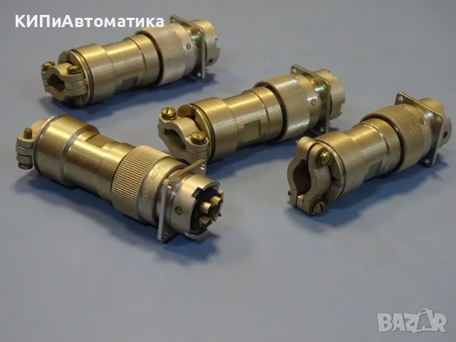 кръгъл конектор Souriau 840 series circular connector 4 contacts, снимка 8 - Резервни части за машини - 48546619