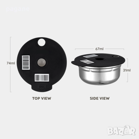 Метална капсула за Тасимо Бош / Tassimo Bosch, снимка 3 - Други - 52221692