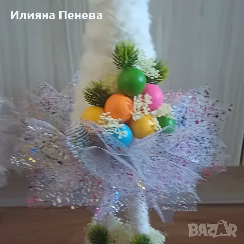 Коледна елхичка с поличка, снимка 5 - Декорация за дома - 56120918