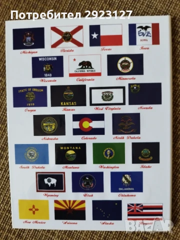 ЧИСТО НОВ АЛБУМ "50-те АМЕРИКАНСКИ ЩАТА", снимка 10 - Нумизматика и бонистика - 51131981