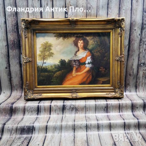 Голяма репродукция, Mrs. Richard Brinsley Sheridan, снимка 4 - Картини - 35105938