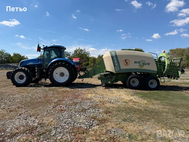 New Holland T7050 + Krone BigPack 1290 XC