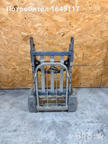 Ръчна количка алуминиева/сгъваема/багажна/товарна с натоварване до 125кг, снимка 7 - Друго търговско оборудване - 53271029