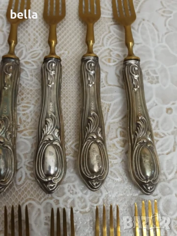 Сребърни стари прибори Солинген комплект , снимка 8 - Антикварни и старинни предмети - 50576022