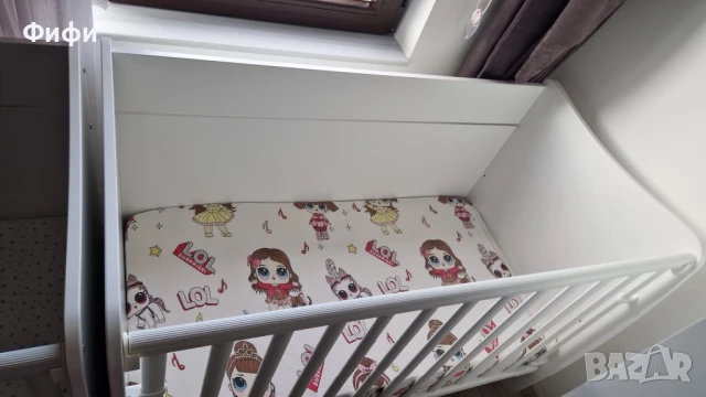 LORELLI Classic Легло-люлка 60/120 см. DREAM БЯЛО, снимка 6 - Детски люлки - 50729639