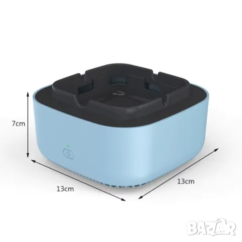 пепелник пречиствател на въздуха с отрицателни йони, филтрираща неприятни миризми, снимка 6 - Аксесоари и консумативи - 47531937