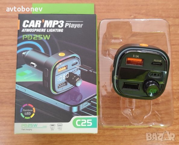 FM ТРАНСМИТЕР С BLUETOOTH 05, снимка 2 - Аксесоари и консумативи - 42789771