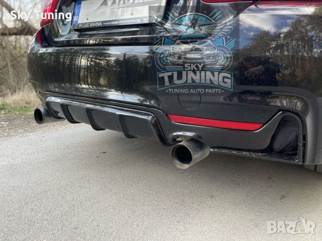 Дифузьор / добавка за задна броня за БМВ Ф32-Ф36 / BMW F32-F36 4, снимка 2 - Аксесоари и консумативи - 51811638