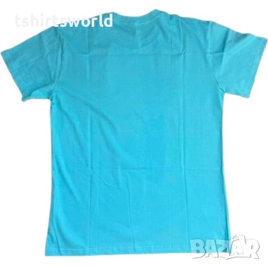 Нова мъжка тениска на футболния отбор ЛЕВСКИ в цвят тюркоаз, снимка 2 - Тениски - 51615184