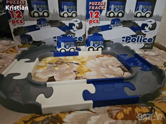 Пъзел писта - конструктор 12 части EDDY TOYS 3+, снимка 4 - Конструктори - 48860245