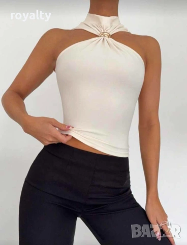 Нова Стилна Дамска Блуза Различни Цветове , снимка 2 - Корсети, бюстиета, топове - 54121945
