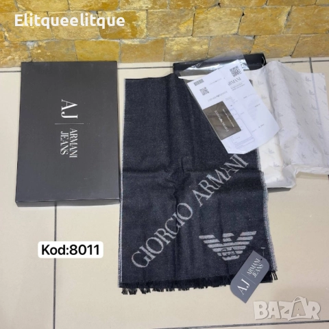 кашмирен шал emporio armani , снимка 2 - Шалове - 52415826