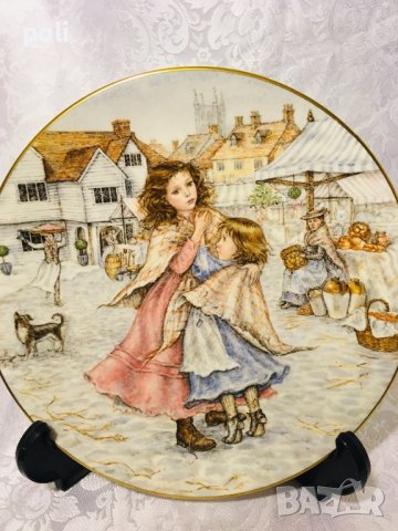 колекционерска порцеланова чиния за стена Royal Worcester 