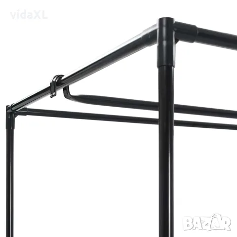 vidaXL Гардероби, 2 бр, черни, 75x50x160 см, снимка 6 - Гардероби - 56146558