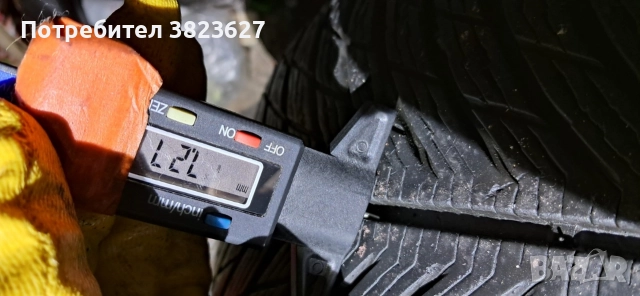 2 зимни гуми Мишелин 235 45 18 профил 7мм, снимка 2 - Гуми и джанти - 52681228