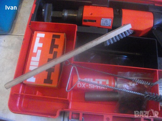 HILTI DX400 B-Пистолет Директен Монтаж В Бетон и Метални Конструкции-Комплект Аксесоари-Почти Нов, снимка 12 - Други инструменти - 42446051