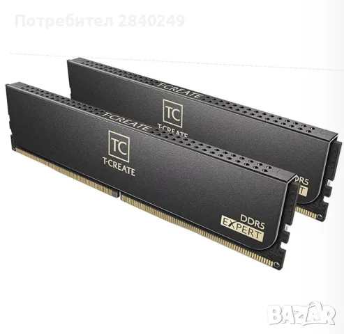 Оперативна памет TEAMGROUP T-Create Expert 32GB (2x16GB) DDR5 6000MHz CL38 Dual Channel / UDIMM / 